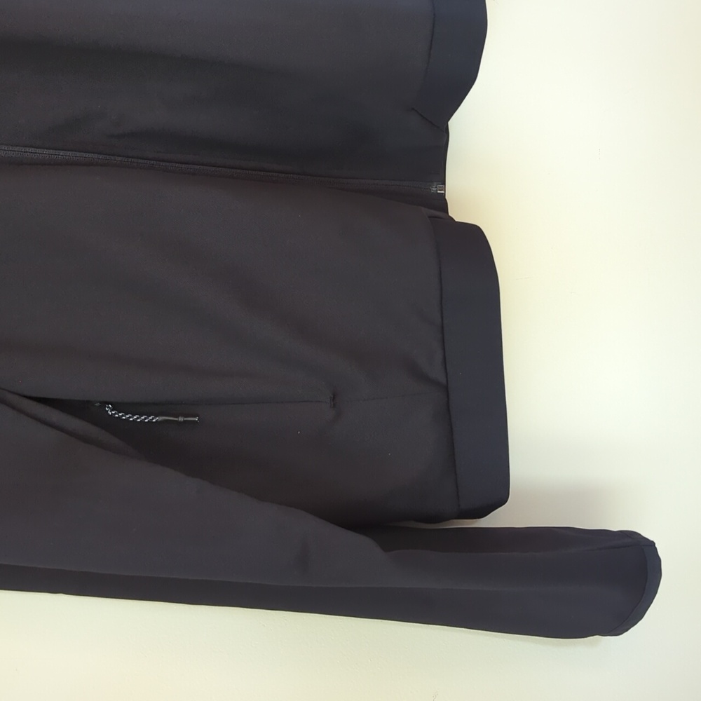 FLX  Stand Up Collar Full-Zip Performance Jacket XL Black Soft Inside Zip Pocket - Picture 6 of 16